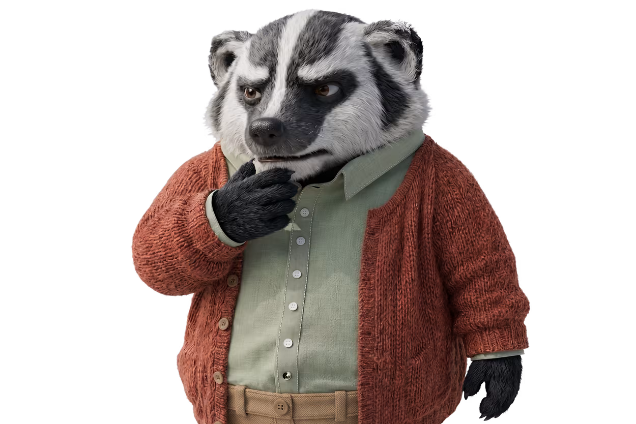 LegitWebDev mascot with a concerned, thoughtful expression, thinking about how web development industry rips people off.