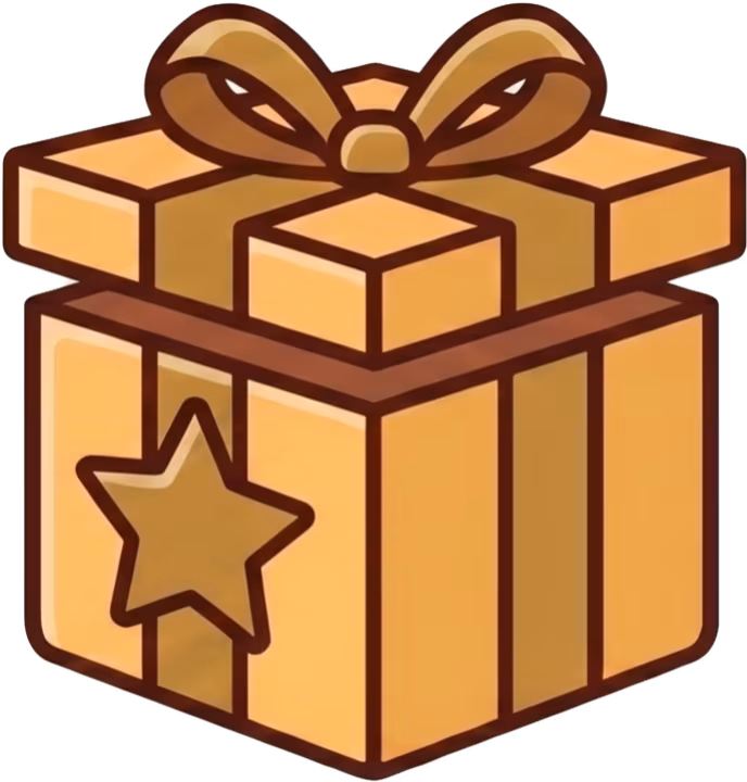 Gift box icon representing hidden third-party subscriptions that LegitWebDev studio strongly dislikes.